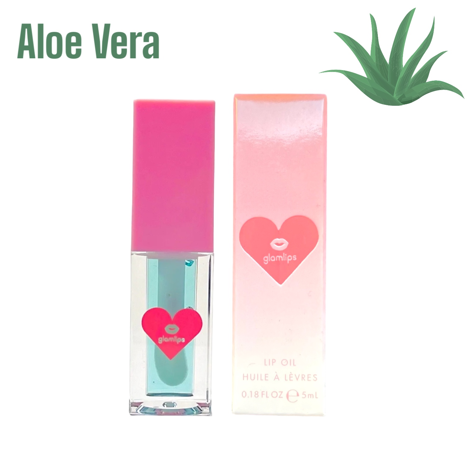 Hydrating Lip Oil Aloe Vera - Glamlips Beauty