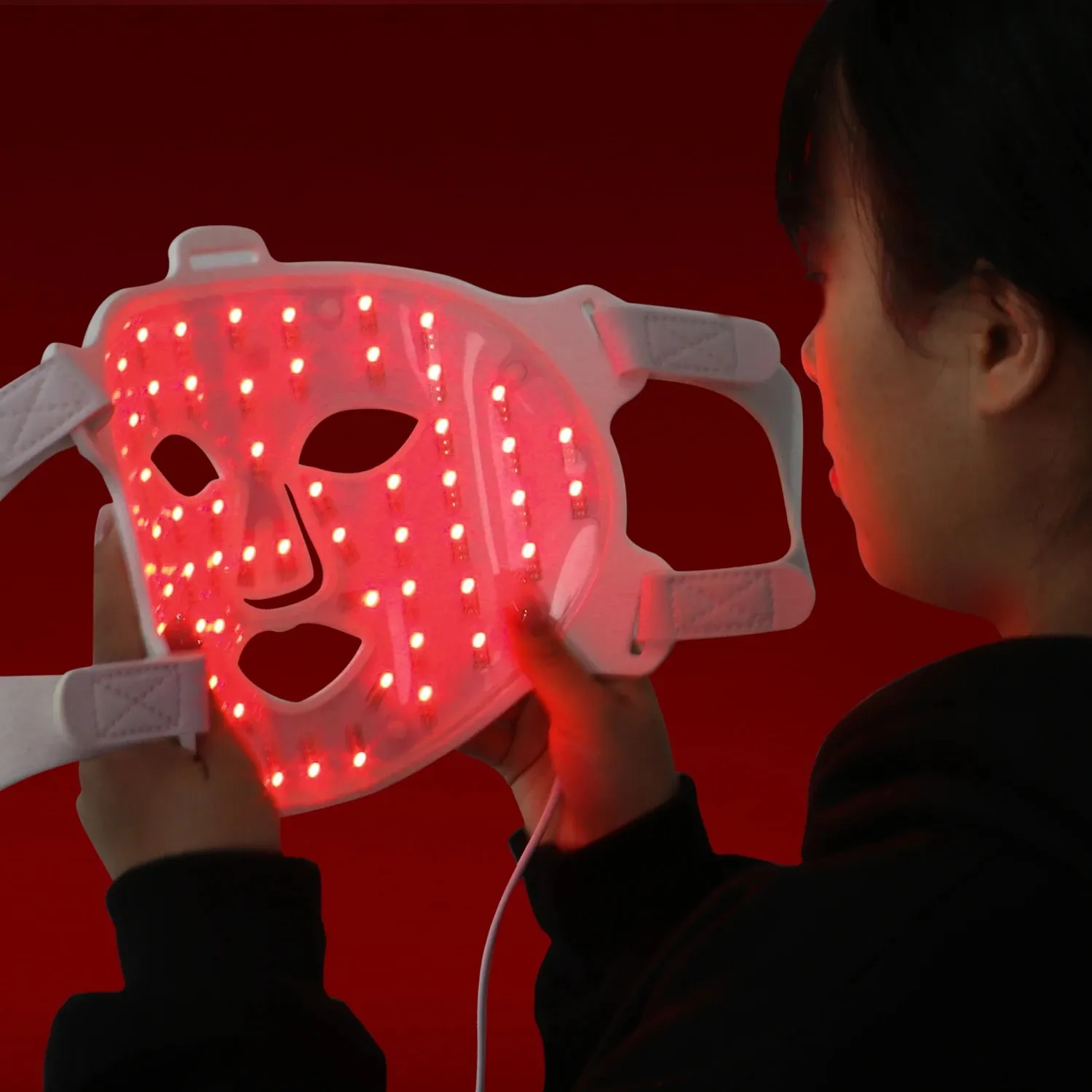 LED Maske Lichttherapie